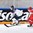 ST. PETERSBURG, RUSSIA - MAY 11: Slovakia's Libor Hudacek #79 stickhandles the puck with Belarus' Artyom Demkov #15 chasing during preliminary round action at the 2016 IIHF Ice Hockey World Championship. (Photo by Minas Panagiotakis/HHOF-IIHF Images)

